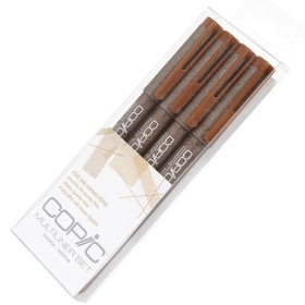 Copic Multiliner Set de 4 (005, 01, 03, 05) - Sepia