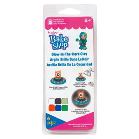 Sculpey Glow in the Dark (Brilla en la Oscuridad) - Set de 6 Colores