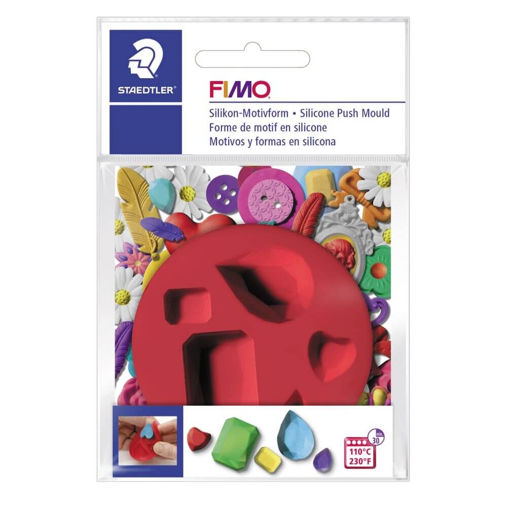 Fimo Molde Horneable de Silicona – Gemas