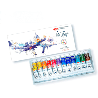 St. Petersburg White Nights Acuarelas Rusas Extra-Finas 10ml - Set de 12 tubos
