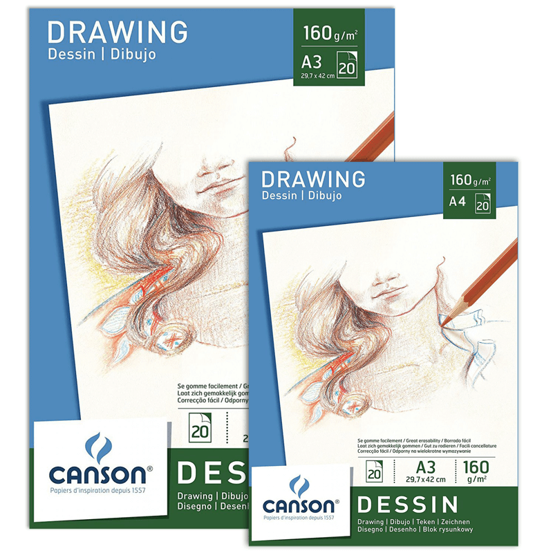 Canson Dessin Pad 160 Gsm (Disponible en 2 medidas)