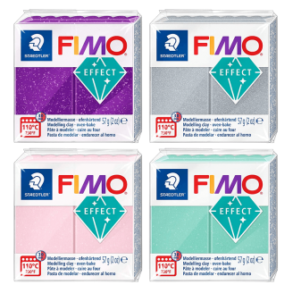 Fimo Effect 2 oz (57g) - (Disponible en 11 Colores) 