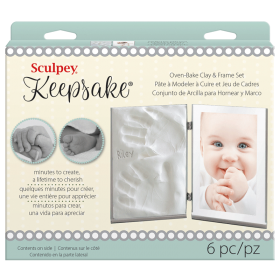 Sculpey Arcilla polimérica y marco Keepsake