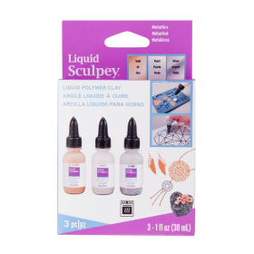 Sculpey Liquid Multipack 3 X 1 – Colores Metalicos 1 Oz (29 Ml)