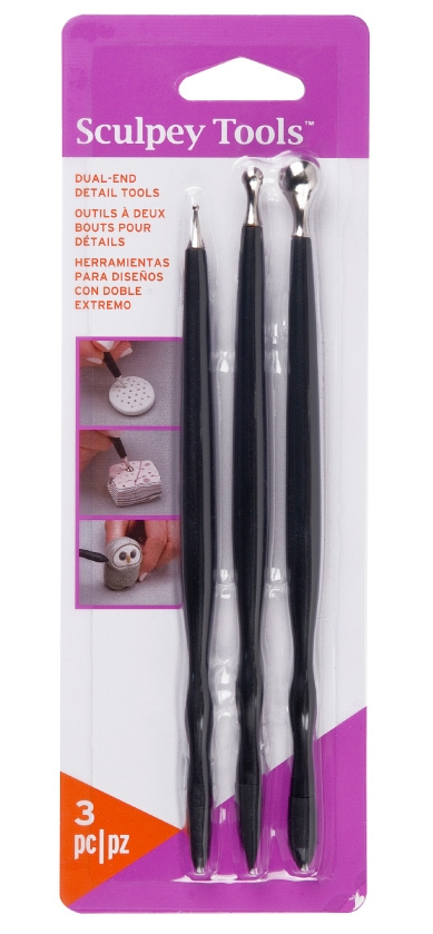 Sculpey Dual-End Detail Tools - Set de 3