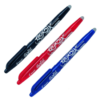 Pilot FriXion Ball 0.5 - Lapiz Gel Borrable (Disponible en 3 Colores)