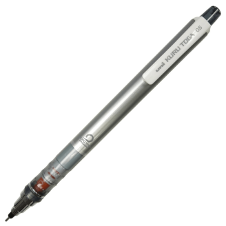 Uni Kurutoga Portaminas Standard - Plateado (0.5mm)