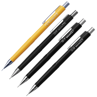 Sakura Cushioning Point Pencil Portaminas con Amortiguación (0.3, 0.5, 0.7 & 0.9)
