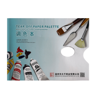 Block Paleta Mezcladora Con Papel Encerado (23 x 30,5 cm) - 36 hojas de 60gsm