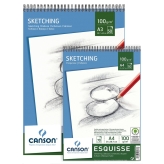 Canson Sketching Croquera 100 Gsm (Disponible en 2 medidas) 