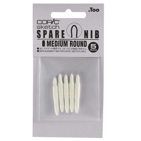 Copic Medium Round (Puntas de Repuesto) - Set de 5