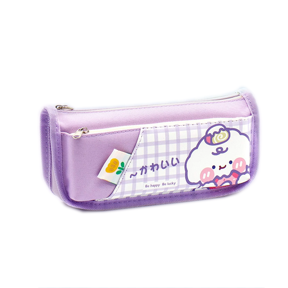 Estuche Rectangular Nube Púrpura kawaii