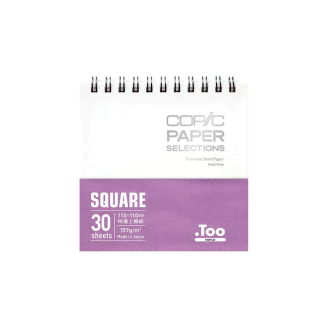 Copic Paper Selections Premium Bond  Square (11 x 11cm) - 30 hojas cuadradas de 157 gsm