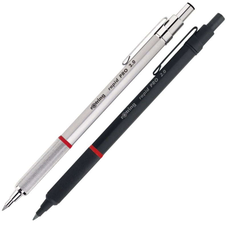 Rotring Rapid PRO - 2.0 mm (Disponible en Negro y plata)