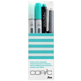 Copic Set de 4 - Doodle Pack Turquoise