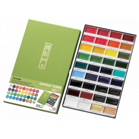 Kuretake Gansai Tambi Acuarelas - Set de 36 Colores