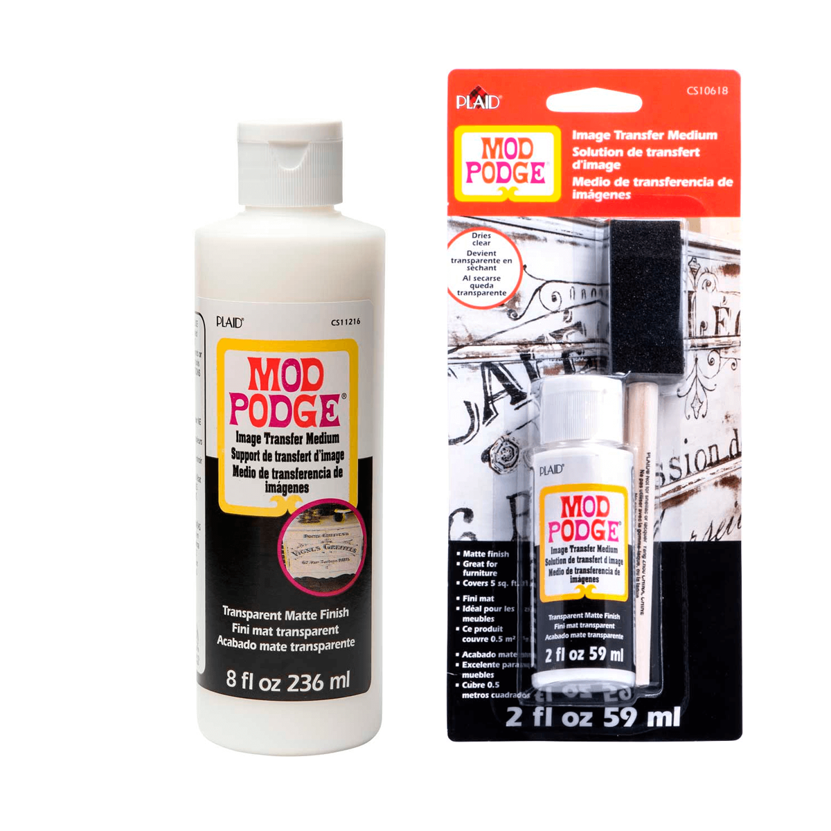 Plaid Mod Podge Image Transfer Medium (Disponible en 2 tamaños)