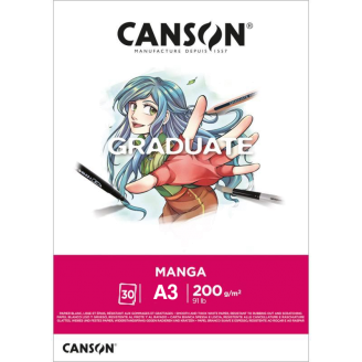 Canson Graduate Pad Manga A3 (29,7 x 42 cm) - 30 hojas 