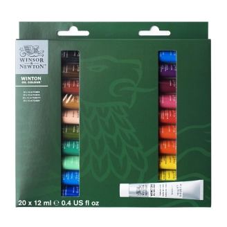 Winsor & Newton Set Oleos Winton 20 Tubos X 12Ml