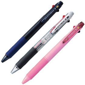 Uni Jetstream 3 Colores Ballpoint 0.38mm (Disponible en 5 Colores)