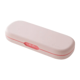 Estuche Macaron Caja Plástica - Rosado