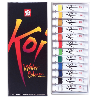 Sakura Koi Acuarela 12ml - Set de 12 colores