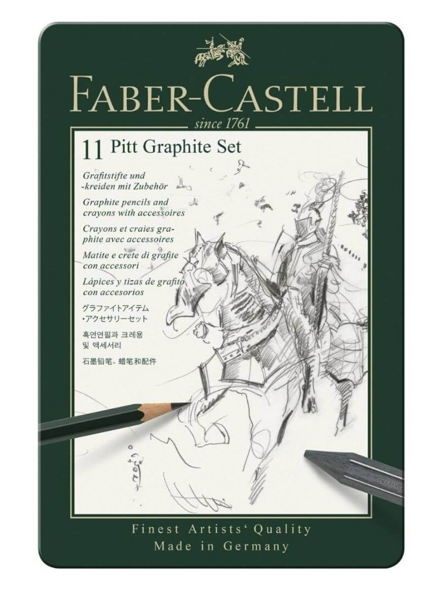  Faber-Castell Pitt Graphite Matt (Set de 11 Piezas)