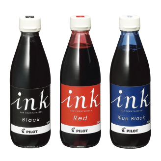 Pilot Ink Botella de Tinta Para Pluma Fuente 350ml (Disponible en 3 colores)