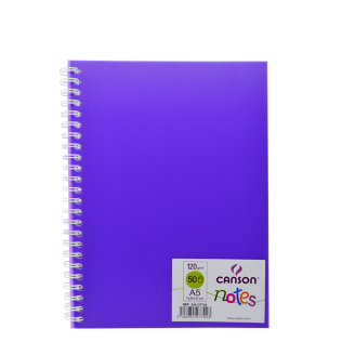 Canson Sketch book Notes Papel Blanco A5 14,8x21 cm 120G 50HJ - Violeta