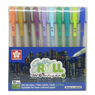 Sakura Gelly Roll Moonlight Earth Set 10 Colores