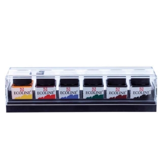 Royal Talens Ecoline Set 6 colores Acuarela Liquida 30ml