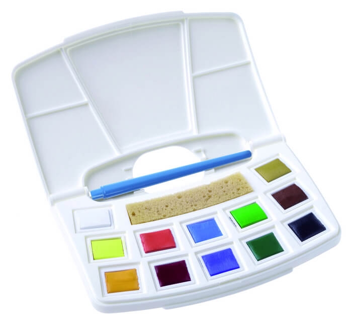 Set 5 Pinceles Acuarela Art Creation + Estuche