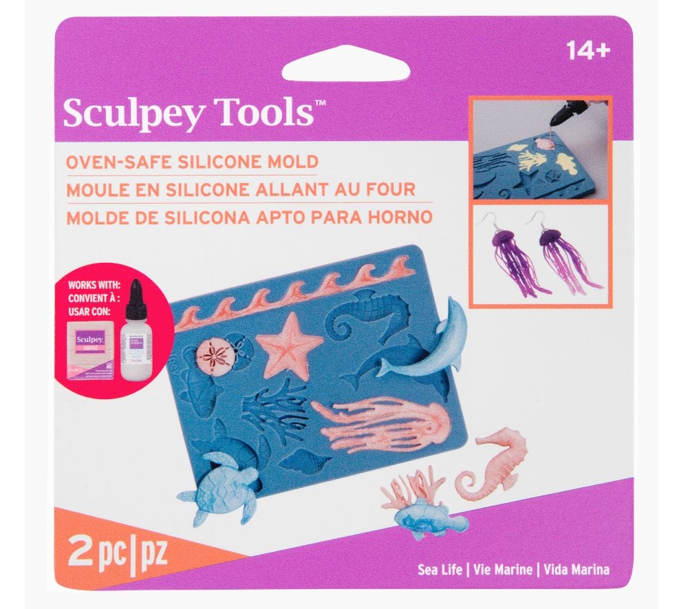 Sculpey Molde Horneable de Silicona – Vida Marina