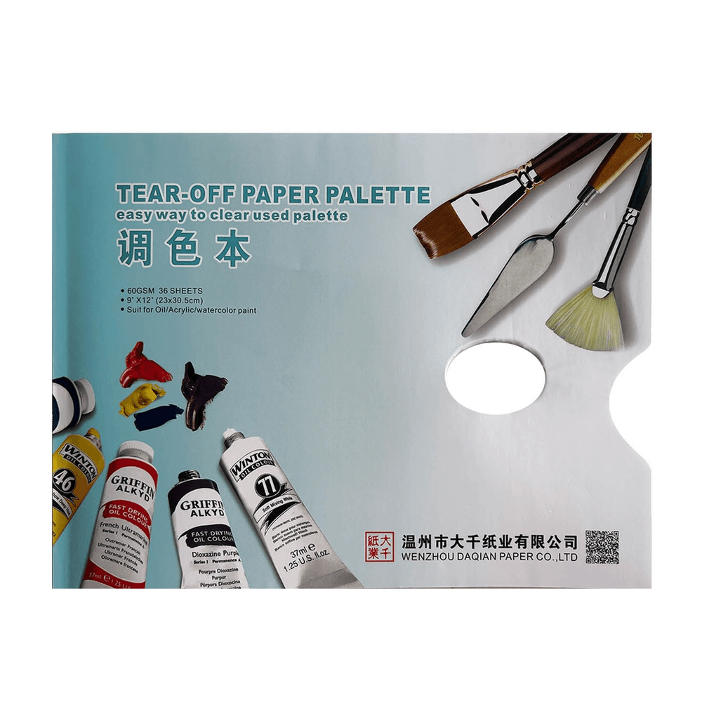 Block Paleta Mezcladora Con Papel Encerado (23 x 30,5 cm) - 36 hojas de 60gsm