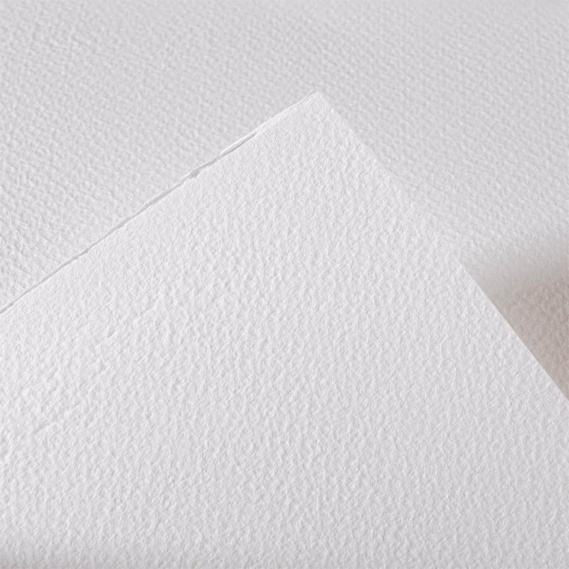 Honsell Fabriano Artistico Acquarello Watercolour Extra Blanco Satinado Prensado En Caliente, 23 X 30, 5 Cm, 20 Hojas De 300 G/m², Papel De Acuarela, Bloc De 4 Caras Encolado