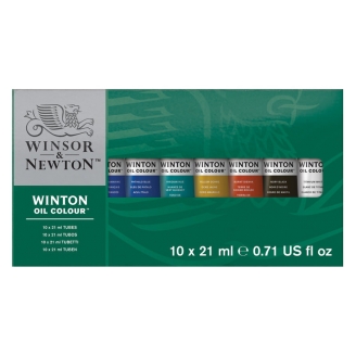 Winsor & Newton Set Oleos Winton 10 Tubos X 21Ml
