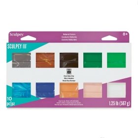 Sculpey III Multipack Naturales – 10 colores 57 gr/2 oz
