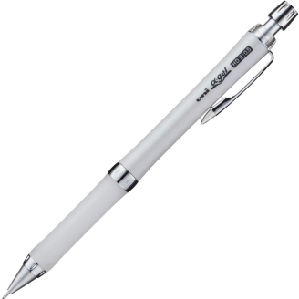 Uni Alpha Gel Slim Portaminas Agarre Firme - Blanco Perla (0.5mm)