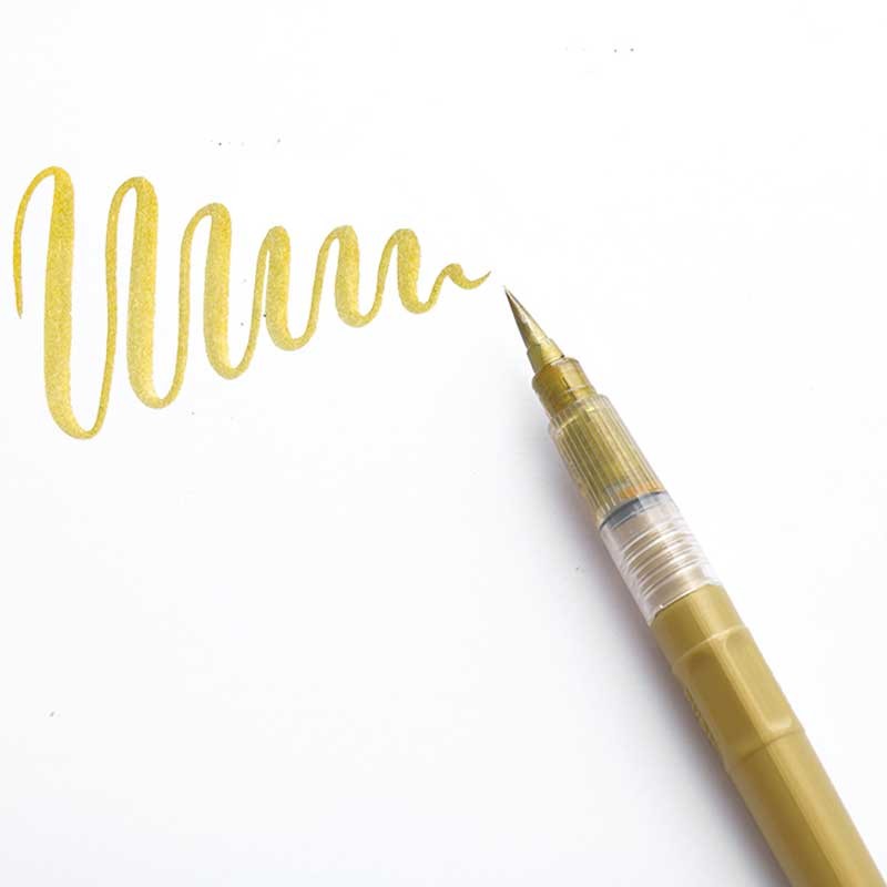 Kuretake Brush Pen Chuji Dorado, No. 60