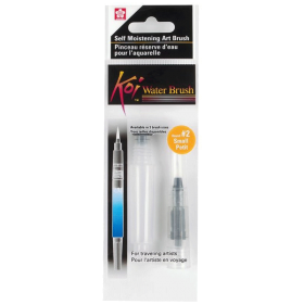 Sakura Koi Waterbrush recargable - punta S, barril corto 4ml