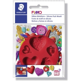 Fimo Molde Horneable de Silicona – Corazones