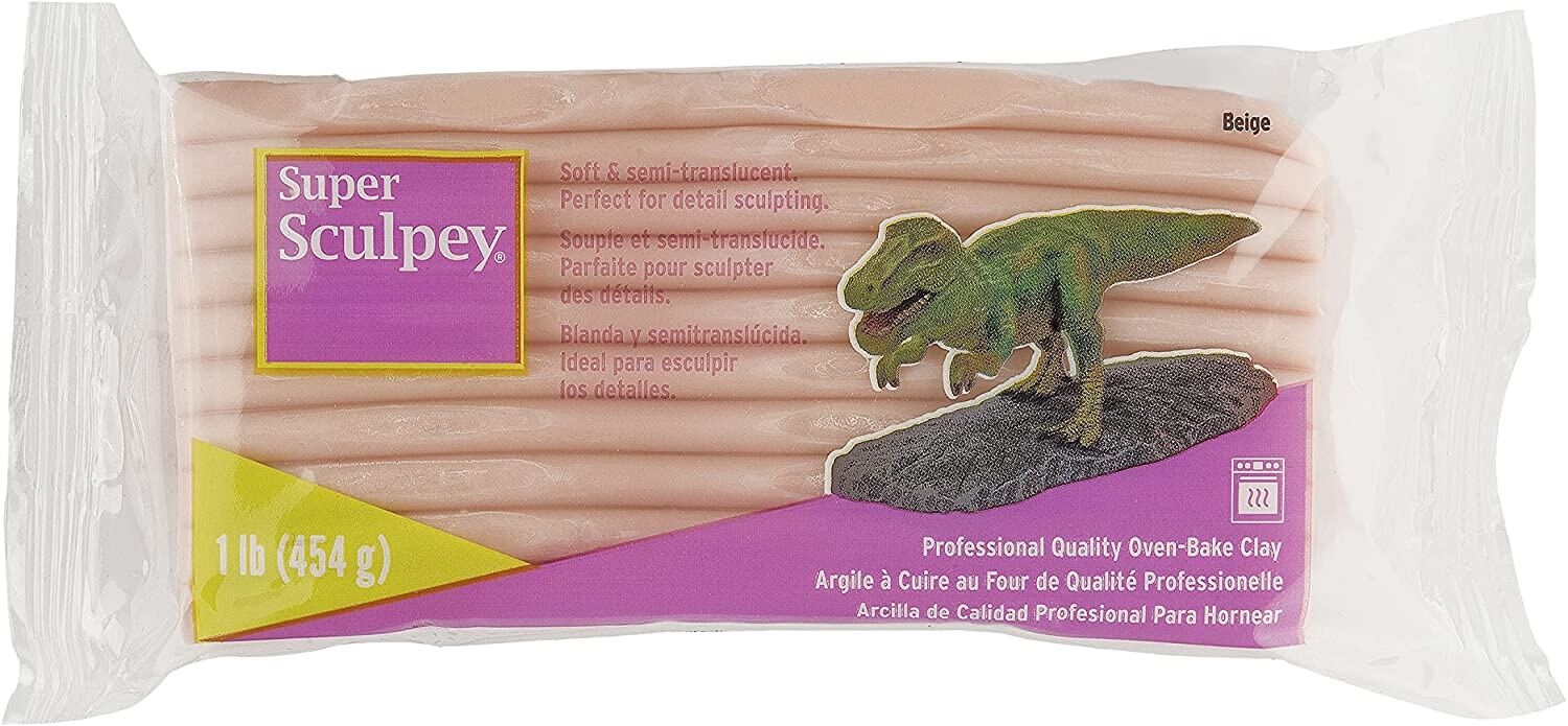 Super Sculpey Beige - 1 lb (454 g)