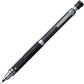 Uni Kurutoga Elite Roulette Portaminas - Negro (0.5mm)