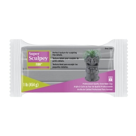 Super Sculpey Firm Gray - 1 lb (454 g)