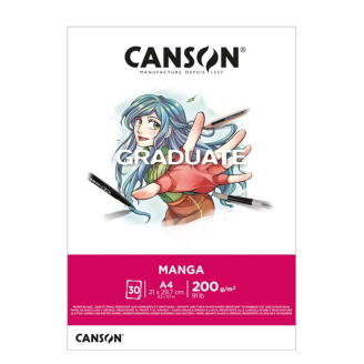Canson Graduate Pad Manga A4 (21 x 29,7 cm) - 30 hojas