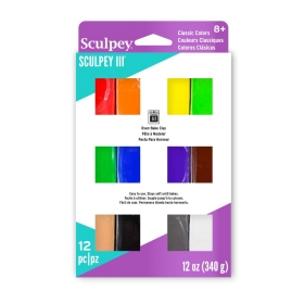 Sculpey III Multipack Classics 12 Colores - 336 g (12 x 28g)