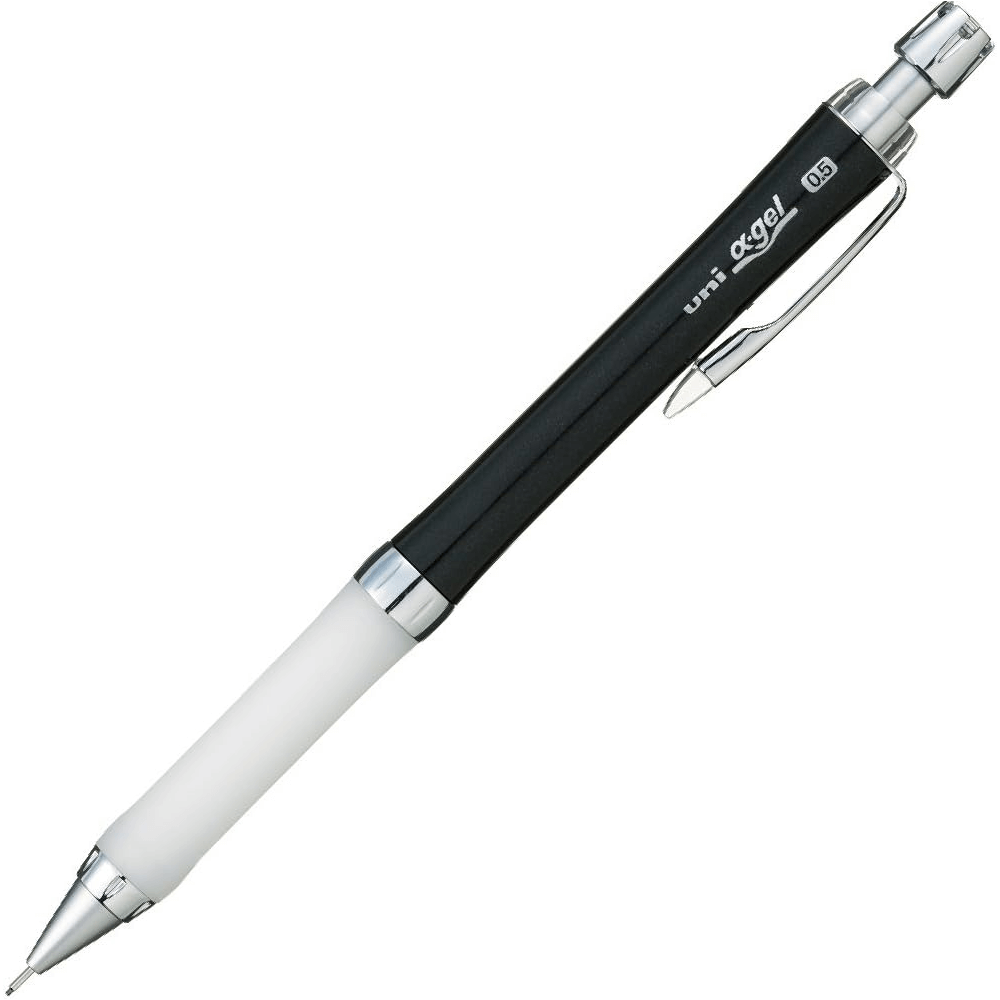 Uni Alpha Gel Slim Portaminas Agarre Suave - Negro (0.5mm)