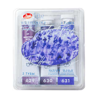 White Nights Acuarelas Violet (Granulación) - Set 3 tubos de 10ml