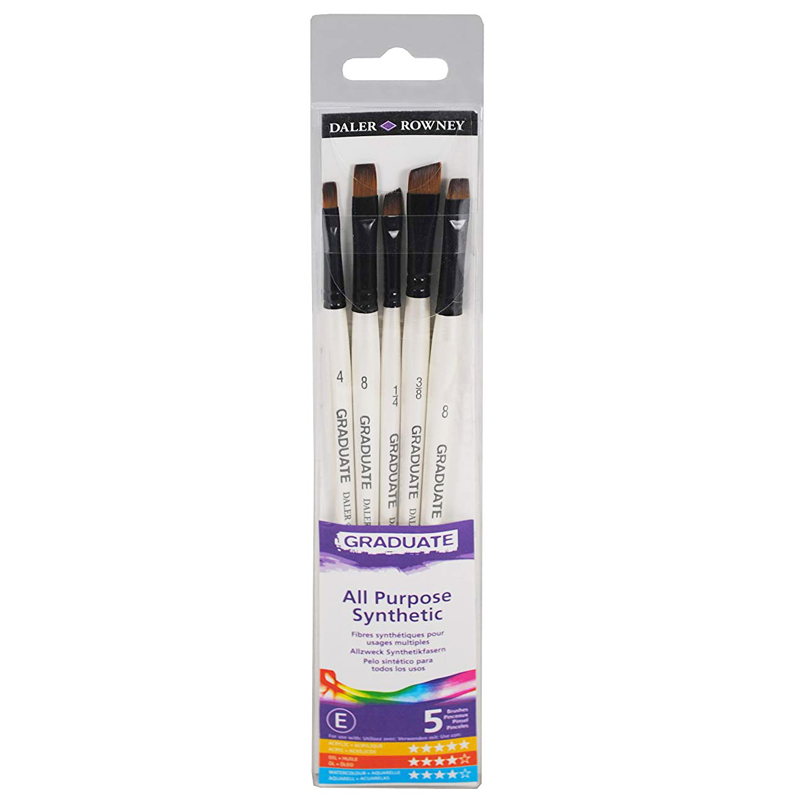 Daler Rowney Graduate Planos (Set de 5 pinceles)