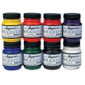 Jacquard Textile - Primary & Secondary Colors 66ml (Set de 8 Colores)